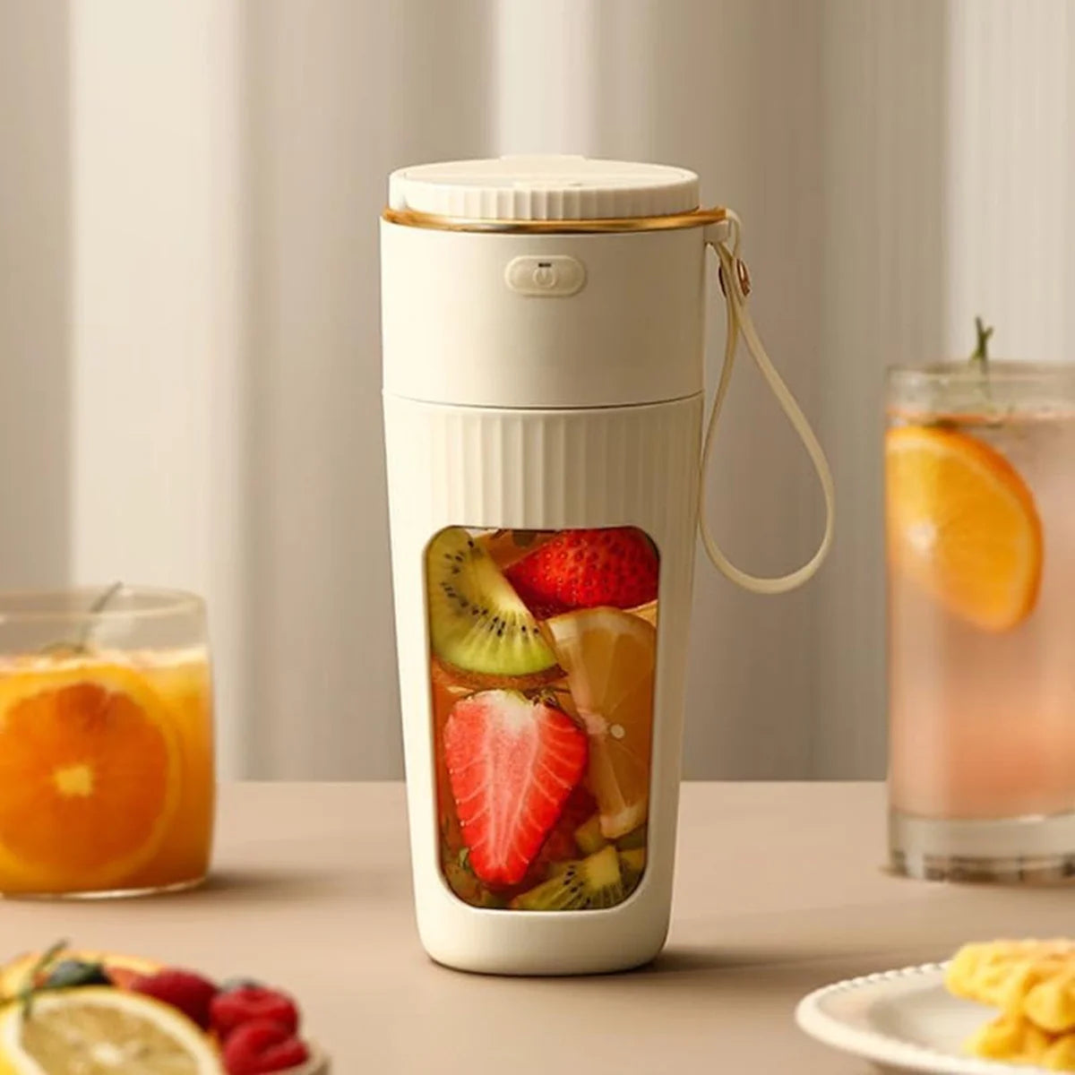 Powerful Portable Blender - Crush Ice and Frozen Fruits for Smoothies and Shakes