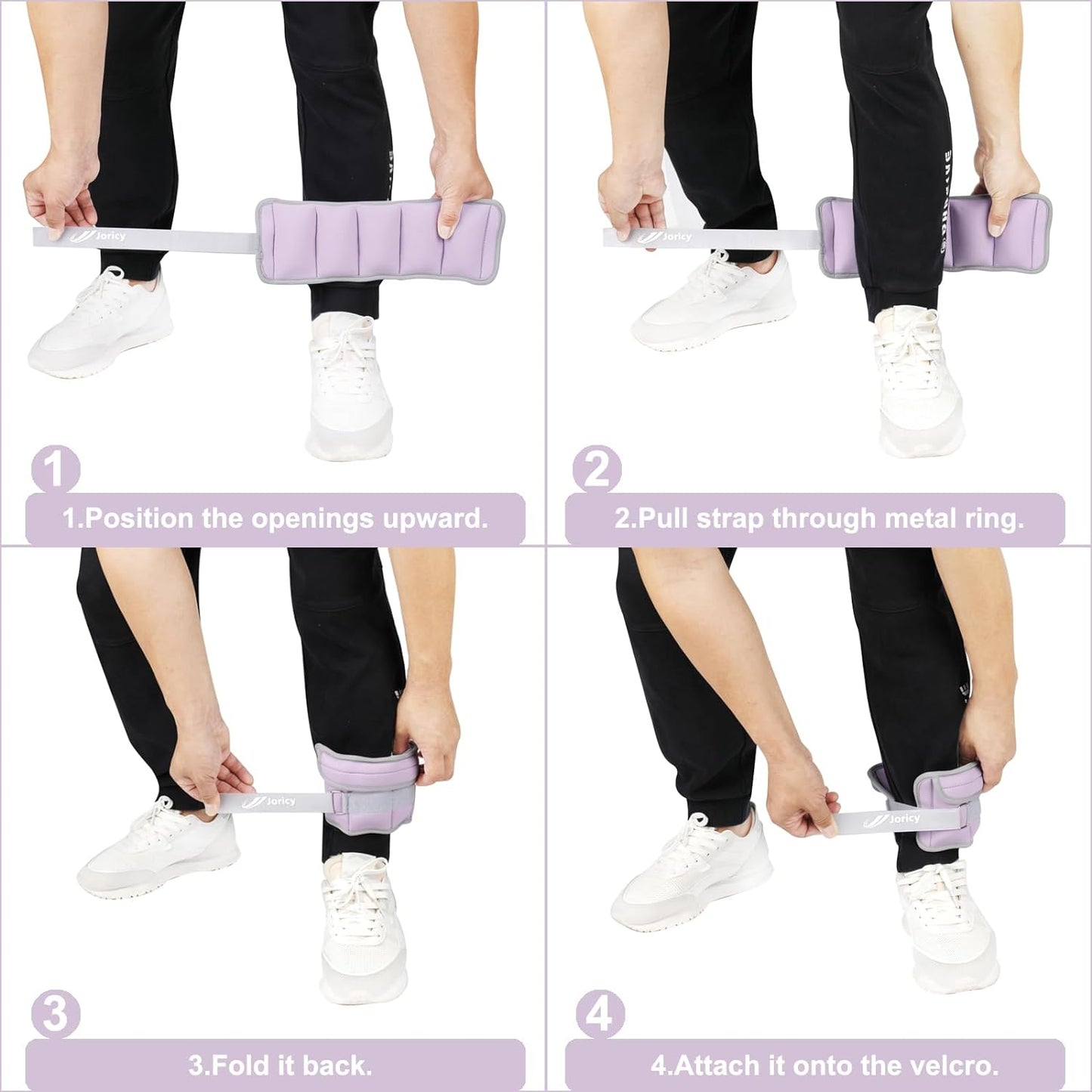 Adjustable Ankle Weights for Women Men Kids 1/2/3/4/5/6/8/10/12/20 LBS 1 Pair Wrist Leg Arm Weights with Removable Weight, Strength Training Weight for Jogging, Walking, Running, Fitness