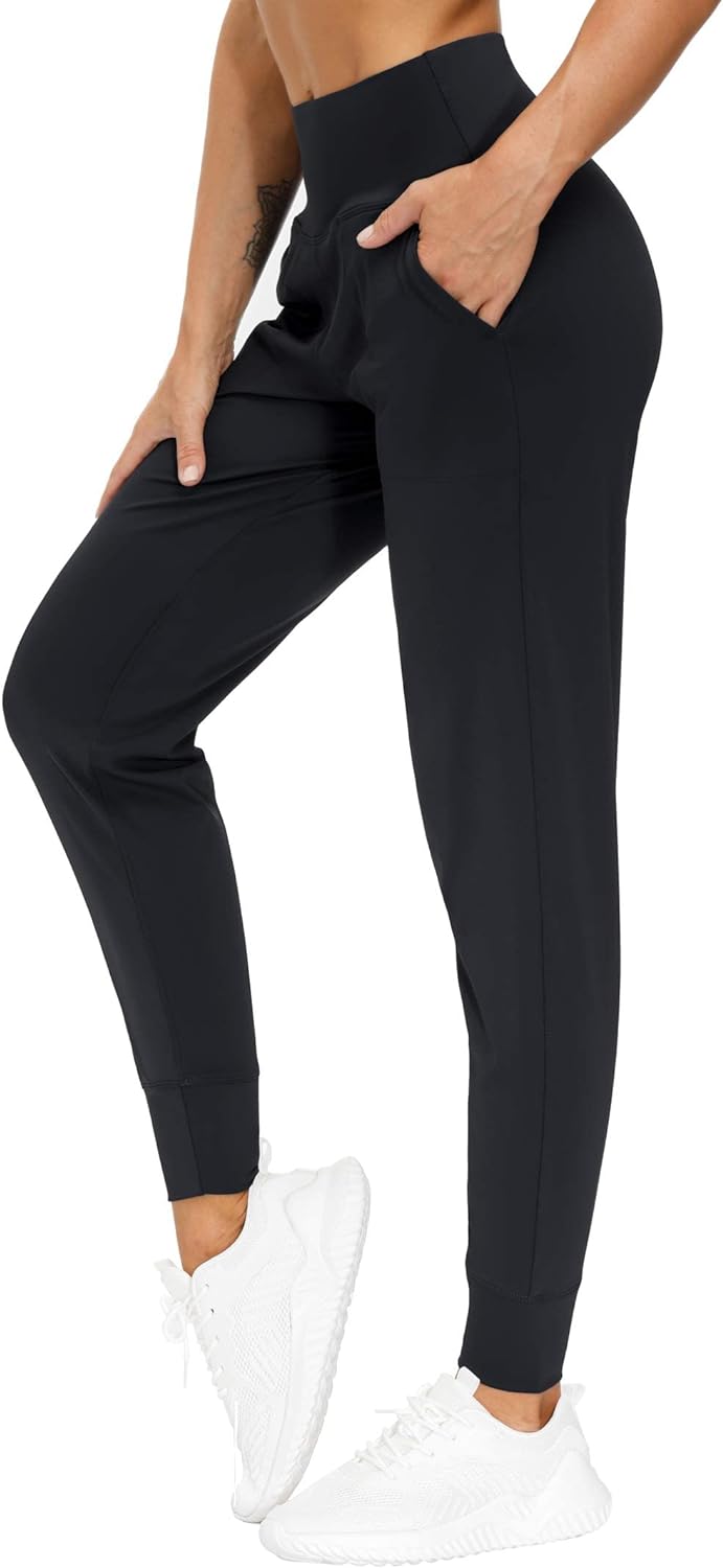 Women'S Joggers Pants Lightweight Athletic Leggings Tapered Lounge Pants for Workout, Yoga, Running