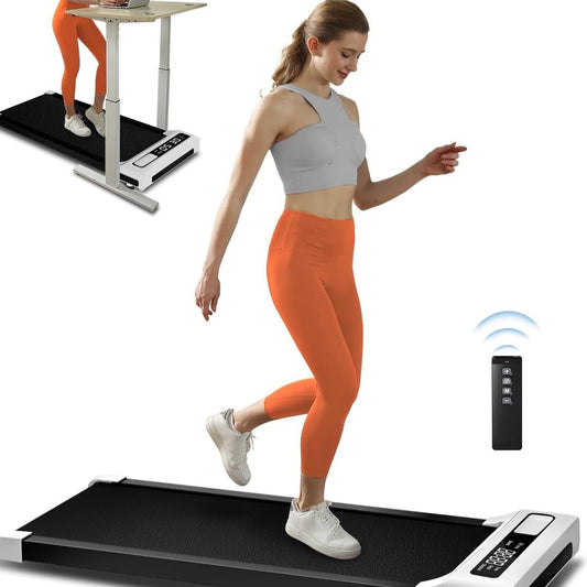 Walking Pad 2 in 1 for Walking and Jogging, under Desk Treadmill for Home Office with Remote Control, Portable Walking Pad Treadmill under Desk, Desk Treadmill in LED Display