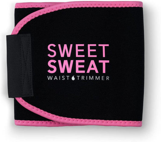® Sweet Sweat Waist Trimmer - Premium Sweat Enhancing Fitness Belt  - 5 Adjustable Sizes