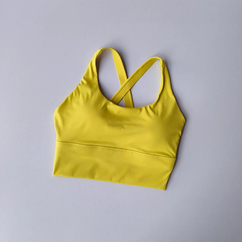 All-In-One Sports Bra Collection Breast High-Intensity Professional Shock-Proof Huddle Running Bra Yoga Fitness Bra Summer Cloth