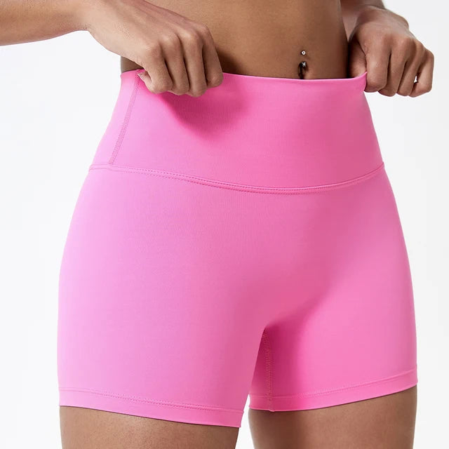 Running Sports Shorts Women Buttock Lift Gym Leggings Women Cycling Slim Fit Workout Shorts High Waist Yoga Shorts