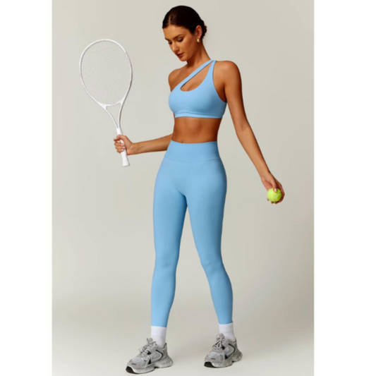 Fluid Motion 2 pc Sports Bra and Leggings Set