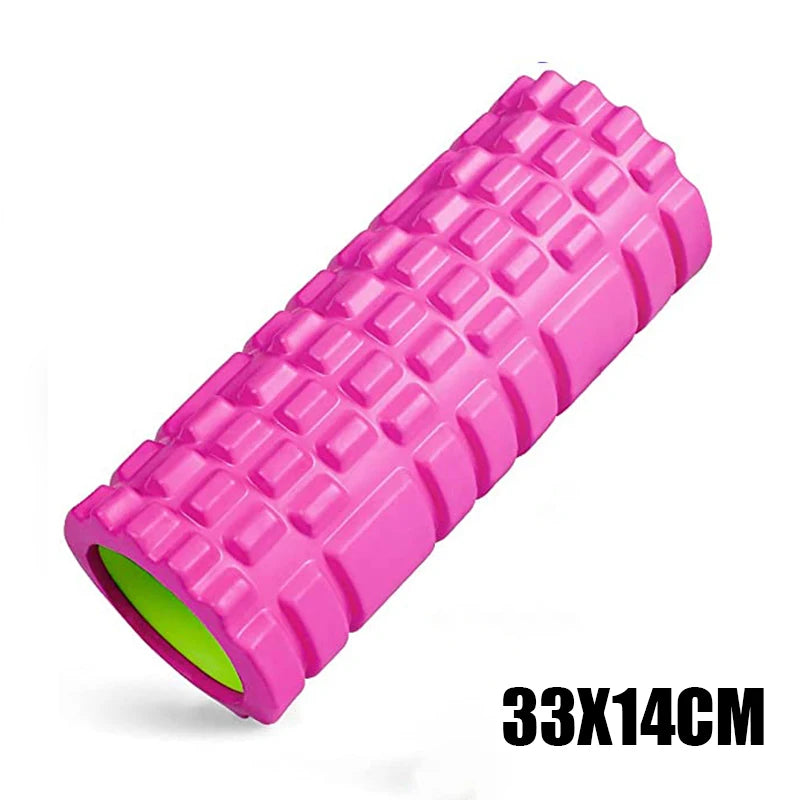 33Cm Yoga Column Foam Axis Massage Roller Muscle Back Muscle Massagethe Grid Back Training Set Shipping